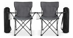 2 Sillas Plegable de Camping Portátil con Funda de Transporte
