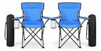 2 Sillas Plegable de Camping Portátil con Funda de Transporte