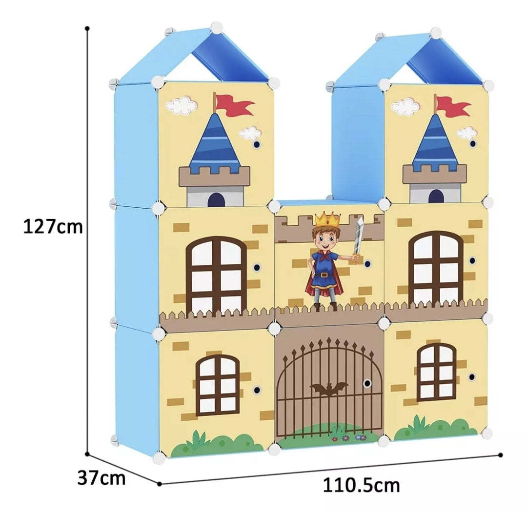 Armario closet infantil castillo
