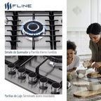 Parrilla empotrable 5 quemadores  FLINE | MALMO 5 |