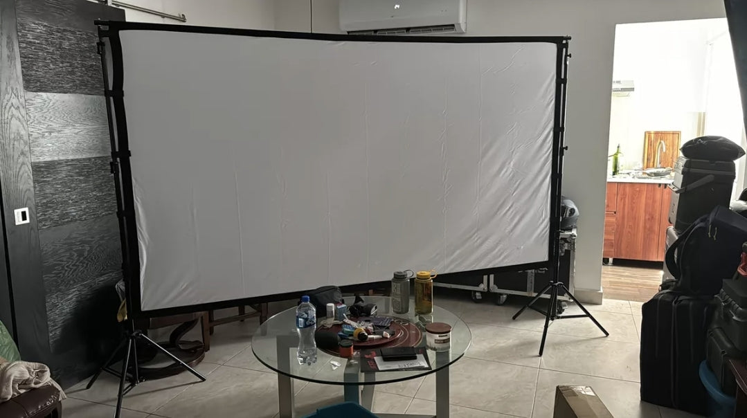 Pantalla De Proyector 120 Pulgadas Con Trípode Telescópico