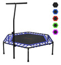Trampolín Hexagonal Con Barra Soporta 100 Kg
