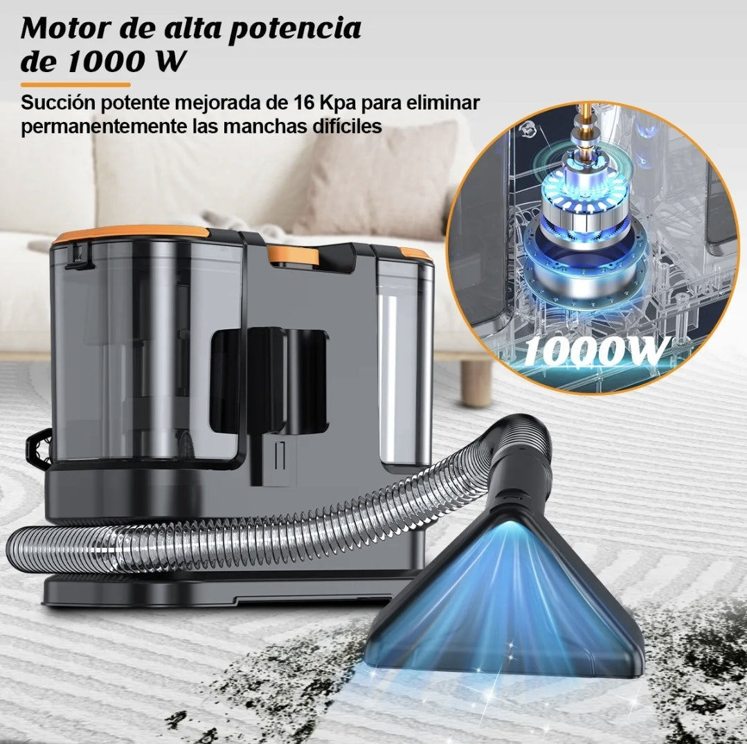 Aspiradora Para Limpiar 16kpa 1.8L Alfombras Y Mascota, Potencia 1000w
