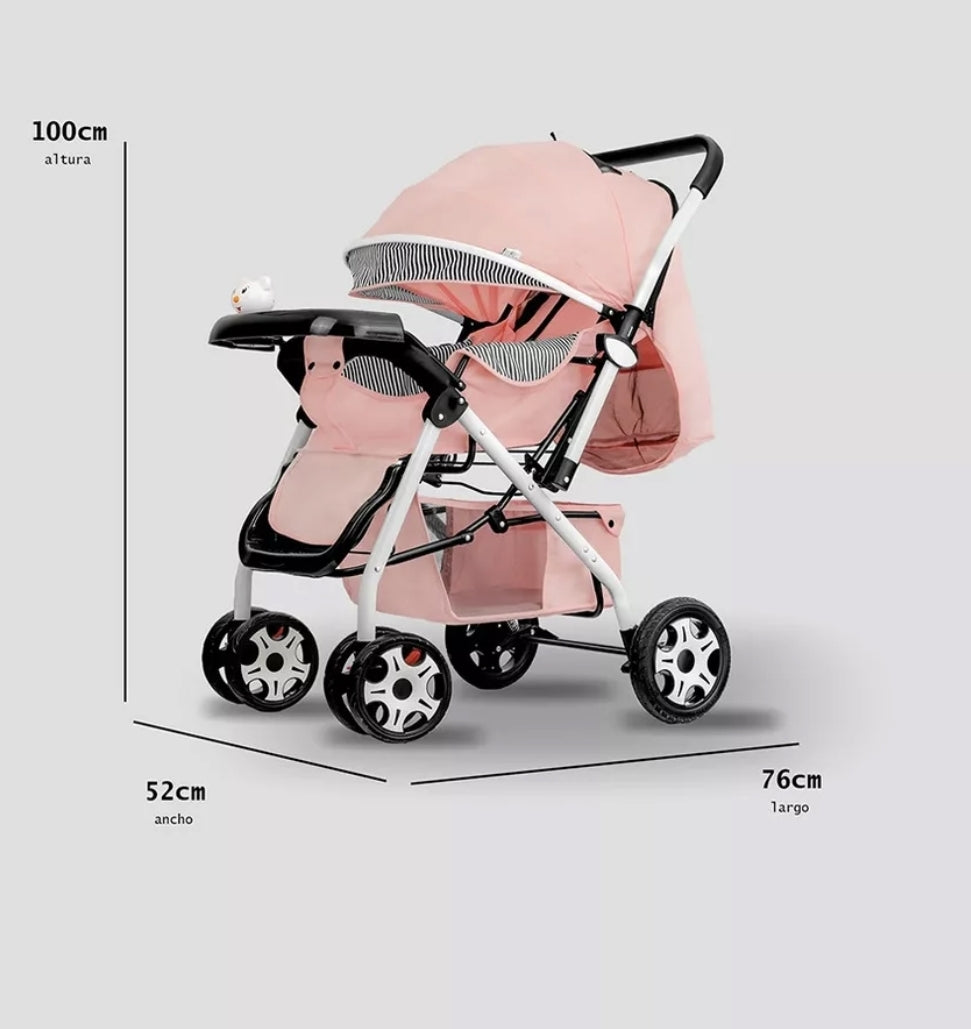 Carriola Para Bebé Musical Plegable Ligera Ultra Premium