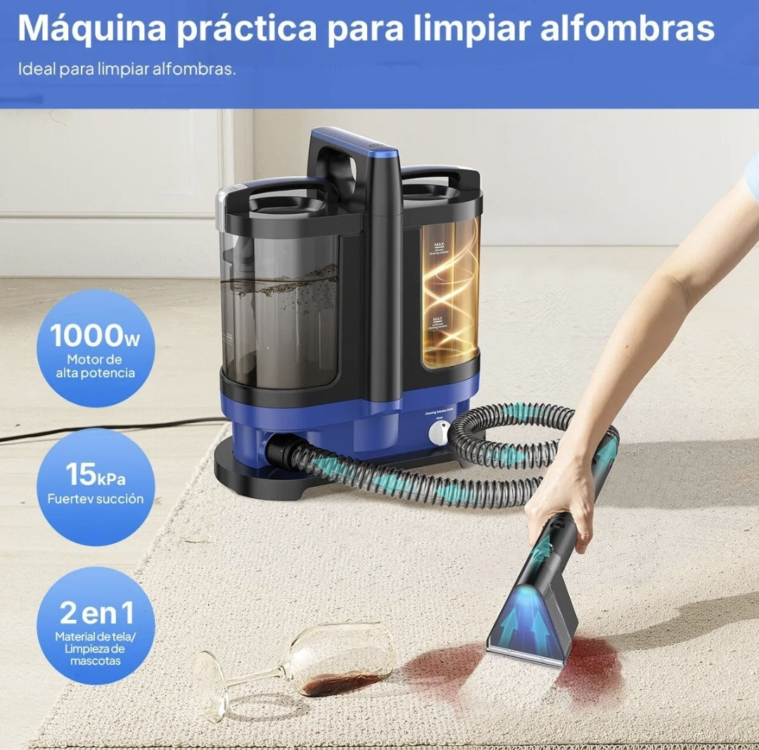 Aspiradora Para Limpiar Alfombras Sillones  Y Mascota