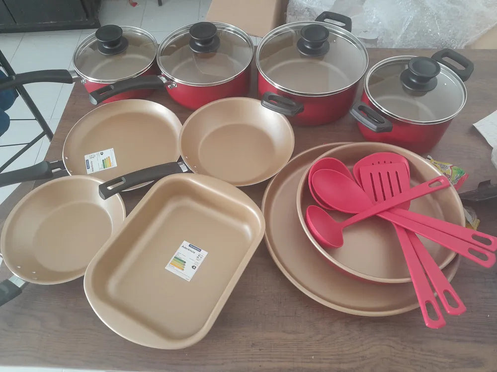 BATERÍA DE COCINA TRAMONTINA 15 PZ